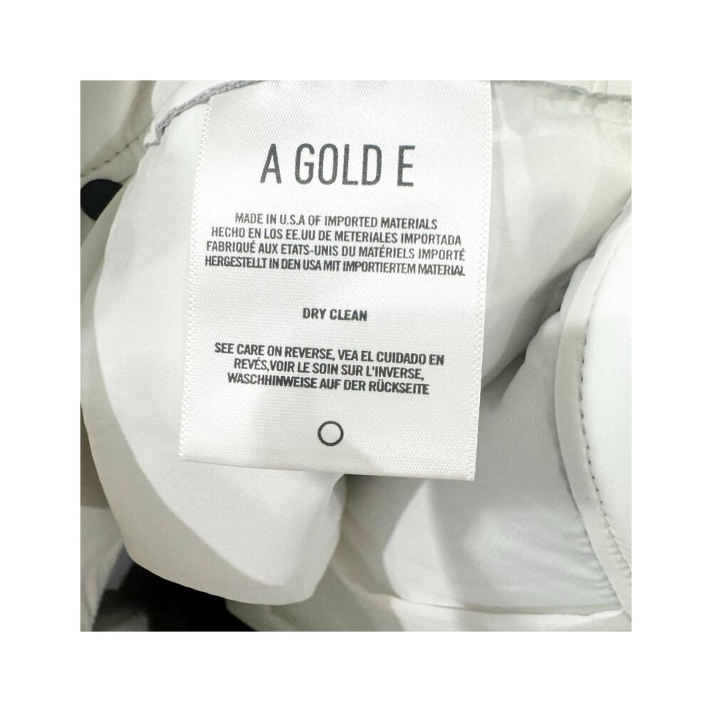 Agolde A9082-1285 Recycled Leather Criss Cross Straight Lace White Size 26 NWT - Picture 11 of 13